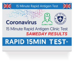 15 Minutes Rapid Antigen Test with Travel Certificate